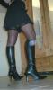 Minirock...nylons...stiefel